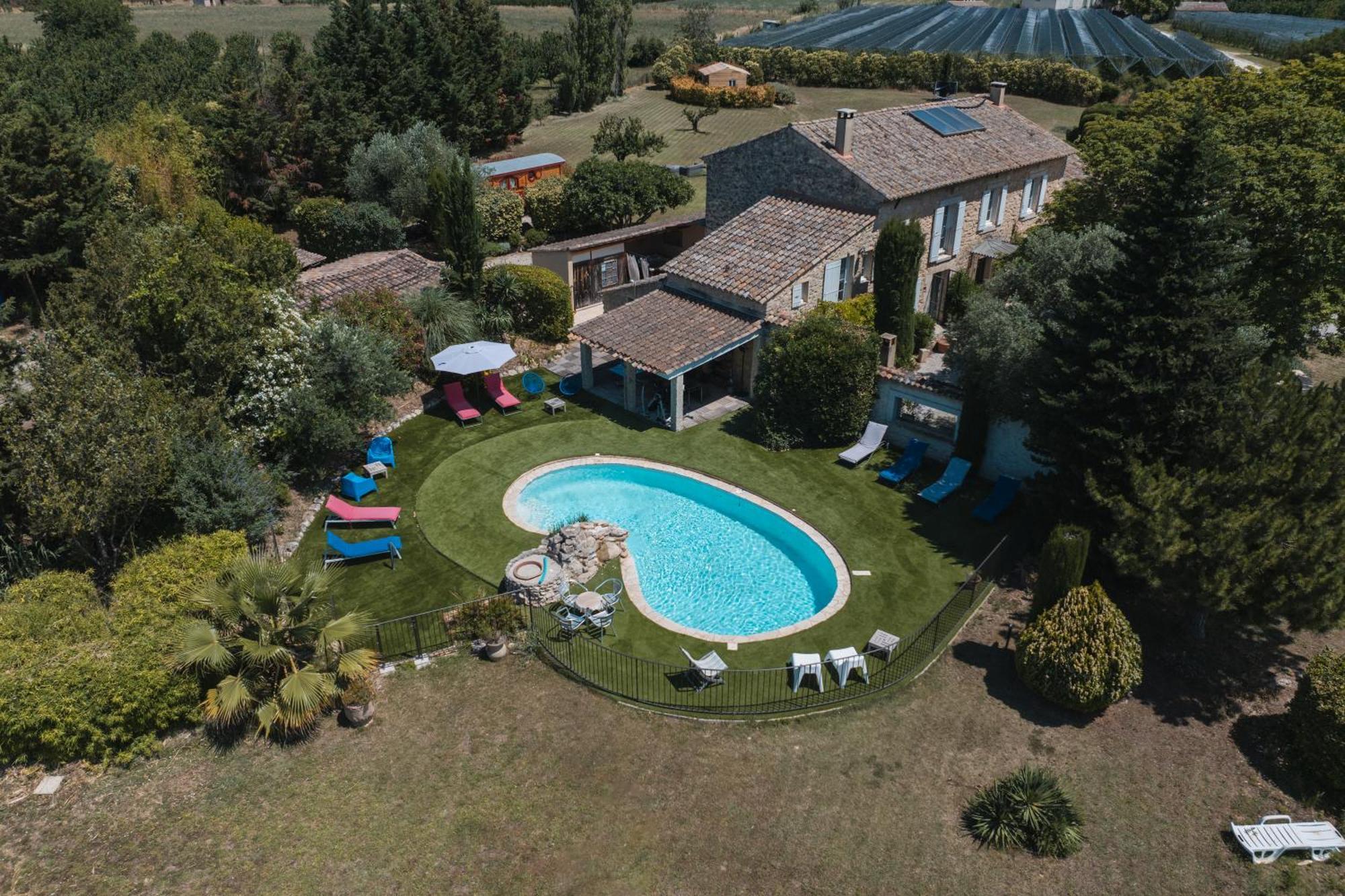 Chambre D'Hotes - B&B - Fleur De Coton Chez Manon En Luberon Lagnes Экстерьер фото